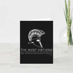 Carte Citation Platon Sur La Vertu - Philosophie Grecque