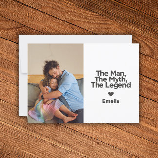 Carte Citation simple et sucrée papa personnalisé