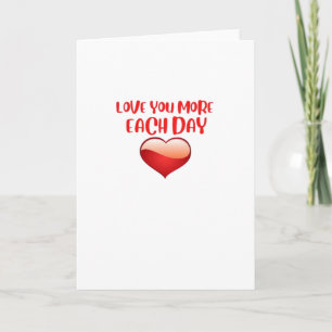 Carte Citation sincère d'amour qui grandit chaque jour