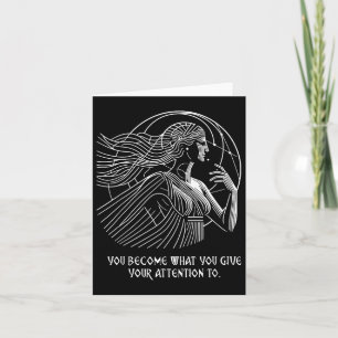 Carte Citation Stoic Vous Devenez Ce Que Vous Donnez Vot