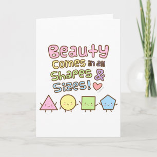 Carte Citation sur la beauté mignonne sous toutes les fo