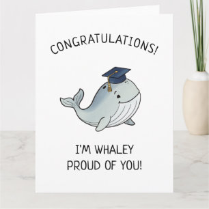 Carte Citations de baleine mignonnes pour la remise de d