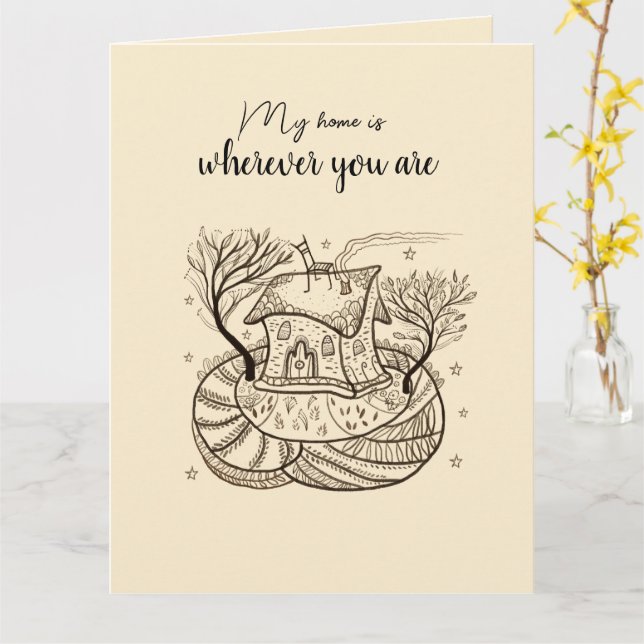 Carte Citations de la Saint-Valentin  (Fleur jaune)
