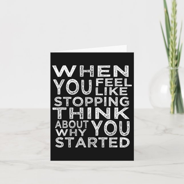 Carte Citations Motivationnelles Cadeaux Inspirationnels (Devant)