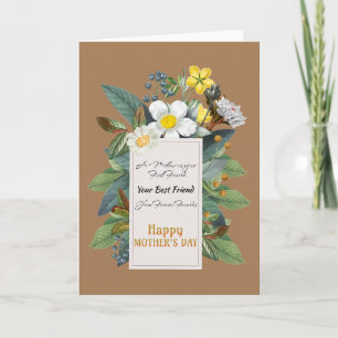 Carte Citations pour la fête des Mères