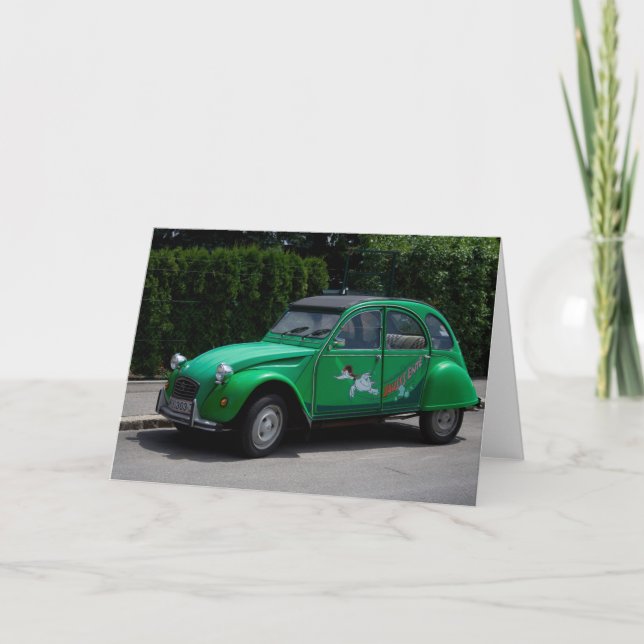 Carte Citroën 2CV Saussewind (Devant)