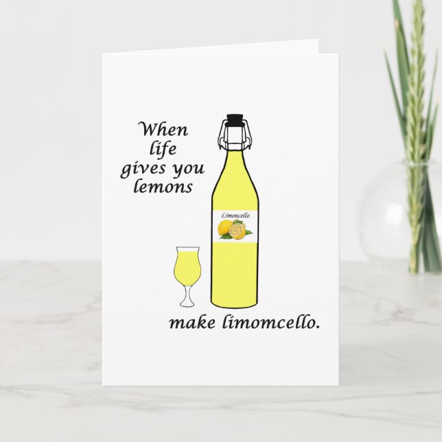 Carte Citrons en Limoncello (Devant)