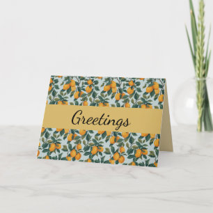 Carte Citrons sur Branches