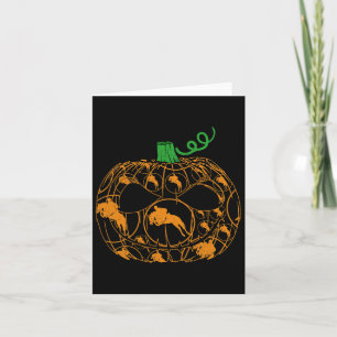 Carte Citrouille cool Equestrian Lover Halloween Equestr