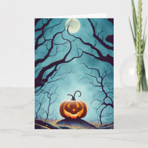Carte Citrouille d'Halloween