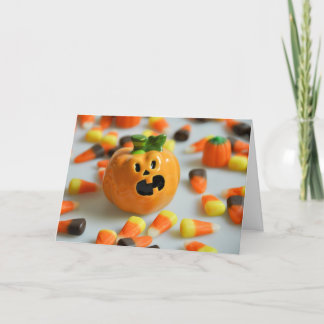 Carte citrouille Halloween