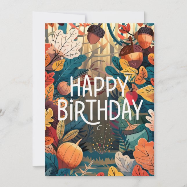 Carte Citrouille Petit Cosy Automne Automne Automne Happ (Devant)