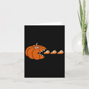 Carte Citrouille Pie Thanksgiving Day Fun Automne Automn