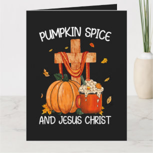Carte Citrouille Spice et Jésus-Christ