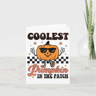 Carte Citrouille super Le Plus Froid Dans Le Patch Hallo