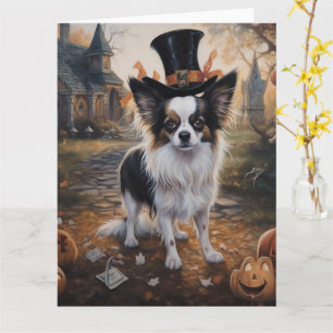 Carte Citrouilles Papillon Halloween Épouvantable