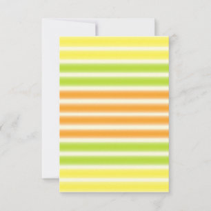 Carte Citrus Citrus Citron Lime Et Orange Stripes