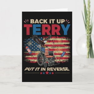 Carte Ck Up Terry Mets En Marche Arrière Feu D'artifice