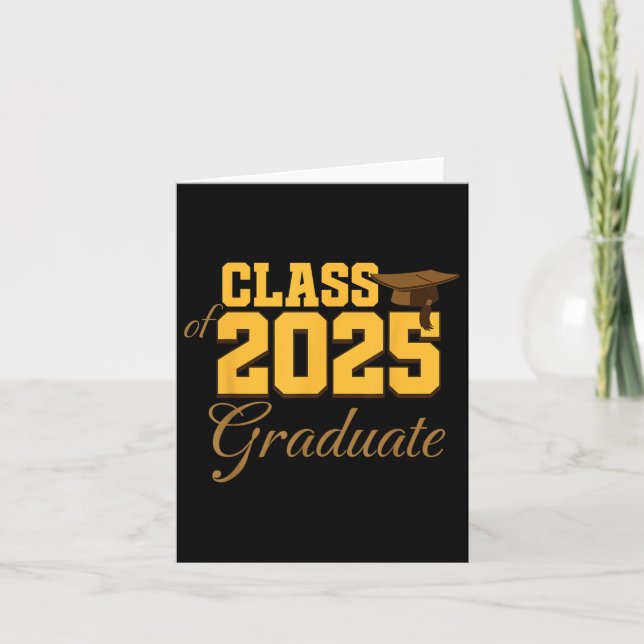Carte Cl De 2025 Gradué 2025 Graduation _1 (Devant)