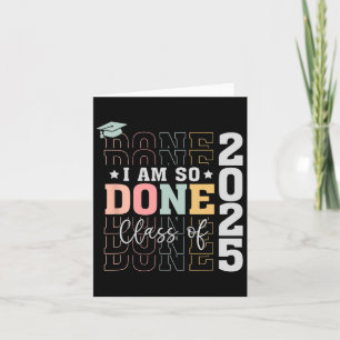Carte Cl De 2025 Je Suis Donc Fait Senior 2025 Graduatio