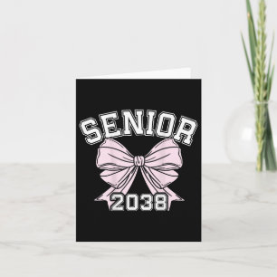 Carte Cl De 2038 Senior Coquette Bow Aesthétique