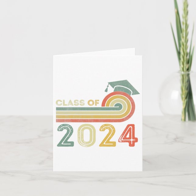 Carte Cl Of 2024 Graduation Senior 2024 (Devant)
