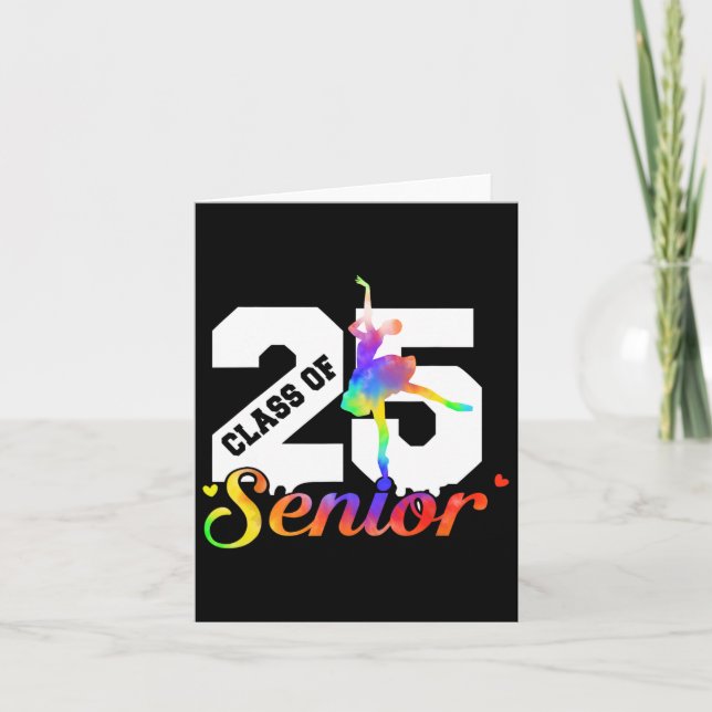 Carte Cl Of 2025 Danse Diplômé Senior 2025 (Devant)