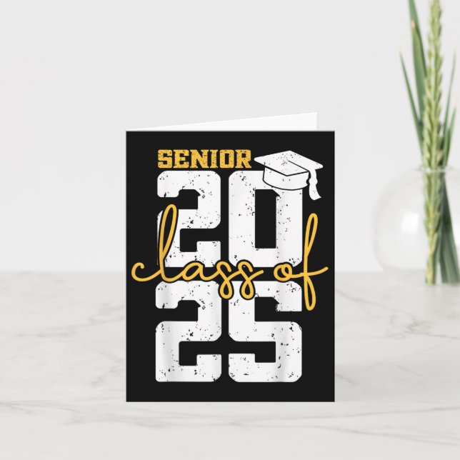 Carte Cl Of 2025 Senior 2025 Graduation (Devant)