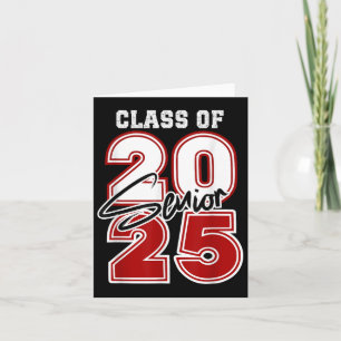 Carte Cl Of 2025 Senior - Graduation 2025 Red