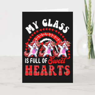 Carte Cl plein de cœurs doux Saint-Valentin Prof Dabbing