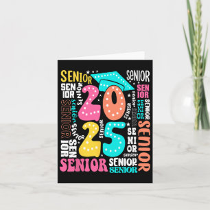 Carte Cl super De 2025 Graduation Senior 2025 Retour À S