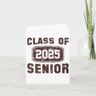 Carte Cl vintage De 2025 Senior Graduation Boys Girl Wom