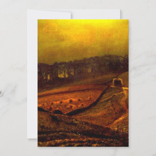 Carte Clair de lune de la récolte Grimshaw (Devant)