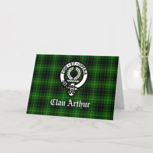 Carte Clan Arthur / MacArthur Crest et Tartan