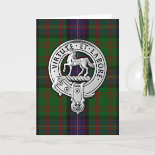 Carte Clan Cochrane Crest & Tartan