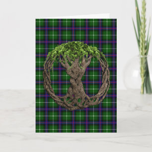 Carte Clan MacDonald of the Isles Tartan And Celtic Tree
