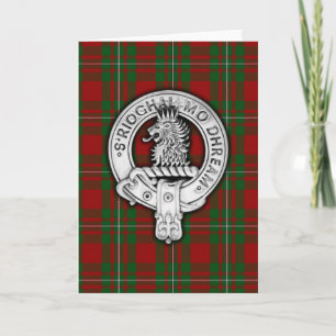 Carte Clan MacGregor Crest & Tartan