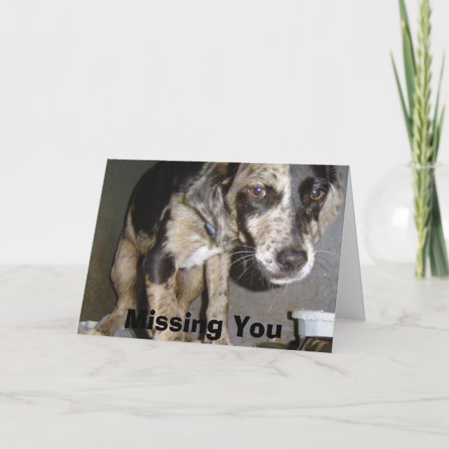 Carte clantonone, Missing You  (Devant)