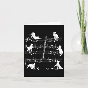Carte Clarinetist Chats Pour Chat Aimant Joueur Clarinet