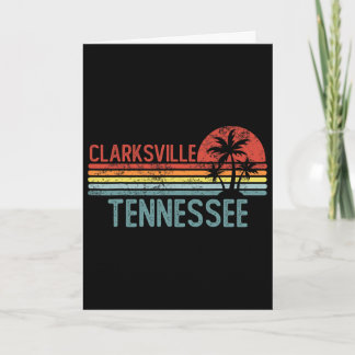 Carte Clarksville Tennessee Drôle Voyage Ville Usa Accue