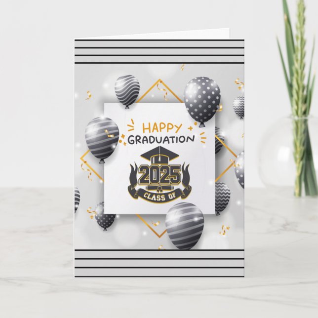 Carte Classe de 2025 Graduation (Proverbes 3:5) (Devant)