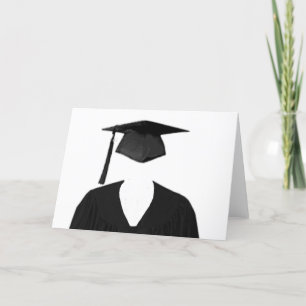 Carte Classe de Cap and Gown Template2