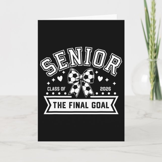 Carte Classe de football senior de 2026 Bow Final Coquet (Devant)