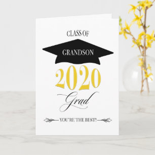 Carte Classe de Graduation de 2020 pour Grand-fils