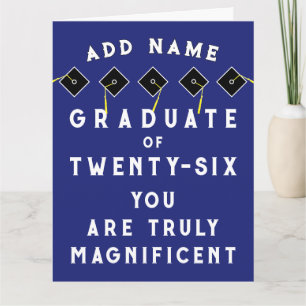 Carte Classe de graduation personnalisée de 2025