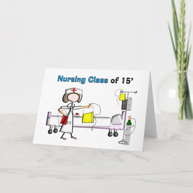 Carte Classe de soins infirmiers de 2015 (Devant)