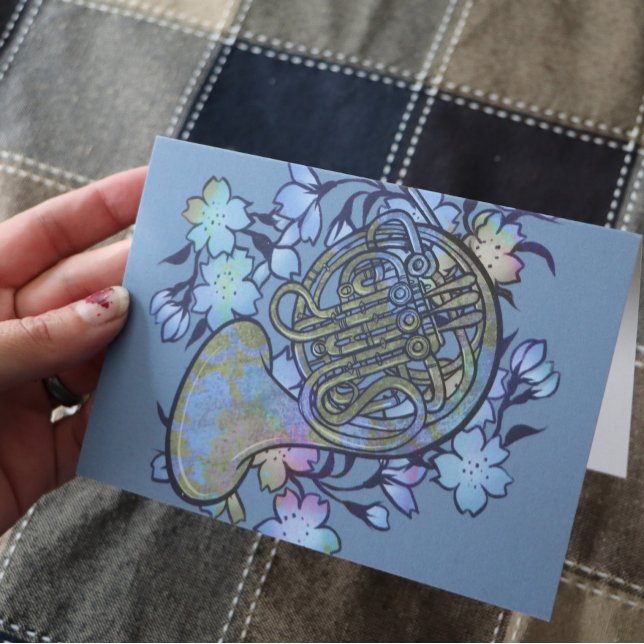 Carte Classe Fleurs Bleues de la Corne Française (Créateur téléchargé)