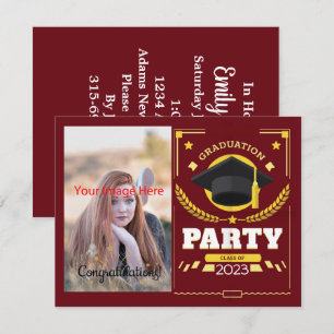 Carte Classe photo de la fête de graduation 2023