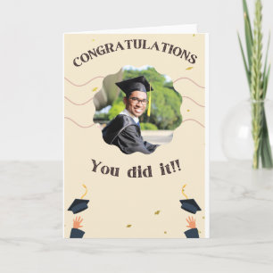 Carte Classe simple moderne de 2023 Graduation Party Inv