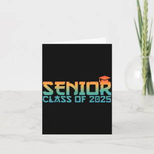 Carte Classe terminale de la promotion 2025 pour le lycé